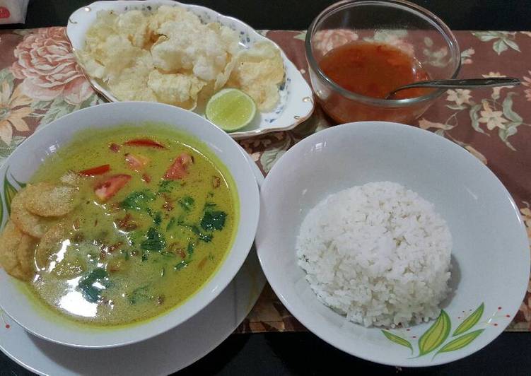 resep masakan Soto Kuning Bogor