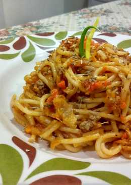 Spaghetti Meat Sauce /Macaroni Goreng Simple