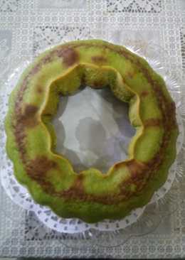 Brownies paste hijau kukus empuk serba 6 sendok