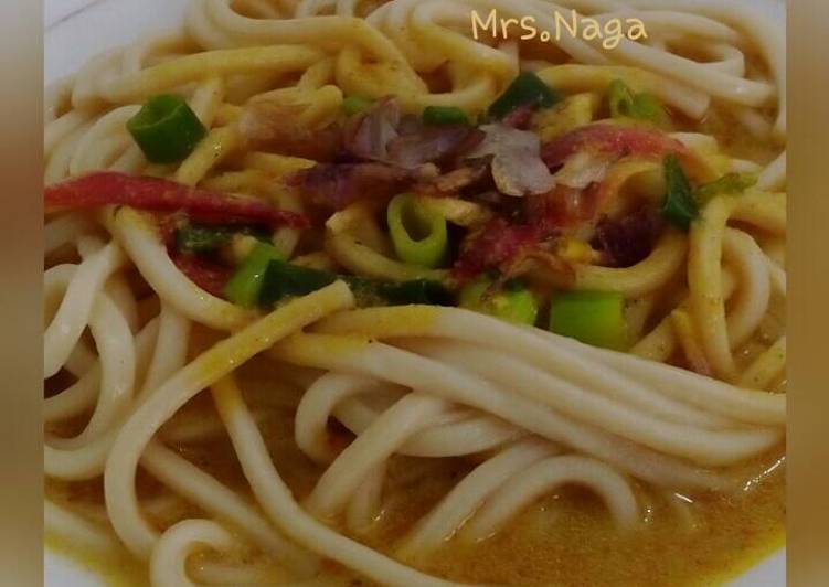 resep Mie Gomak a.k.a spageti Batak