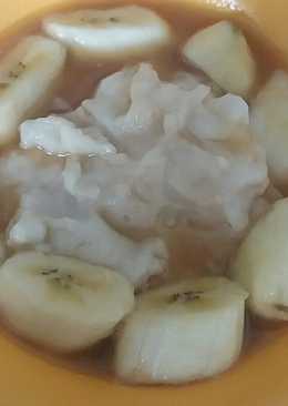 Bubur sumsum pisang kepok