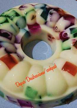 Puding mozaik pecah berai