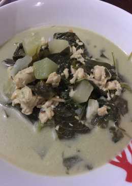 Sayur bobor bayem dan tempe