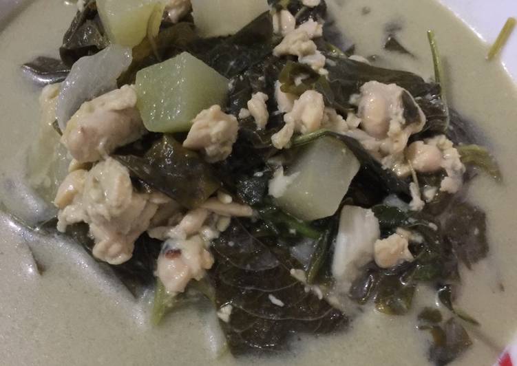 resep makanan Sayur bobor bayem dan tempe