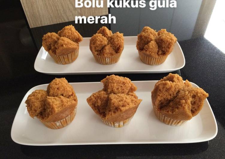 bahan dan cara membuat Bolu kukus gula merah