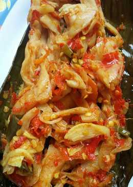 Pepes Jamur Tiram Pedas (NO MSG)