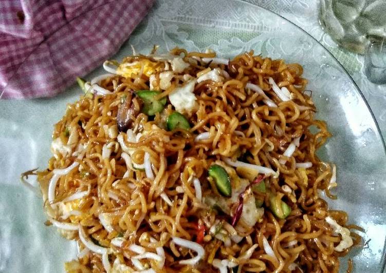 cara membuat Mie Goreng Petai