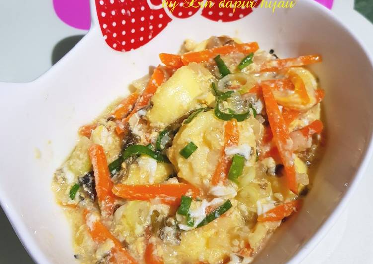 Resep Tofu Telur Orak Arik Kiriman dari Linda Lie