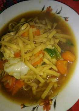 Mie Kolor/ Mie besar rebus simple