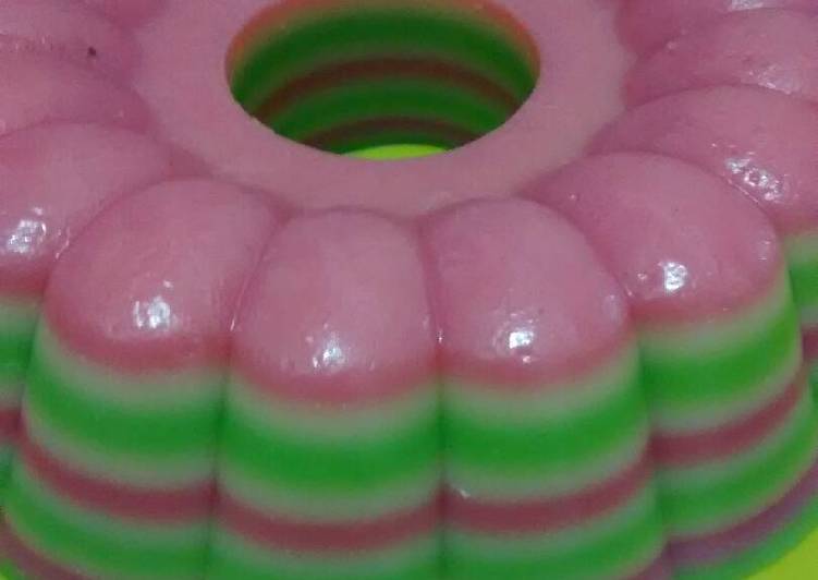 Resep Kue Lapis kenyal mudah simple ekonomis Karya Rirutami Ummu Yahya