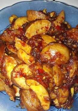 Jengkol balado kecap sederhana