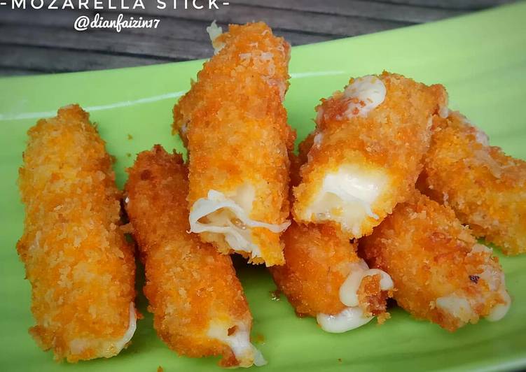 resep makanan Mozarella stick