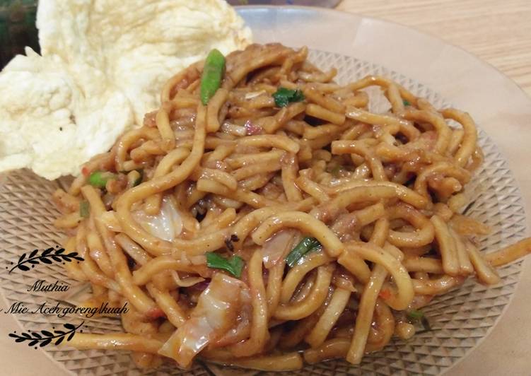 cara membuat Mie Aceh goreng/kuah