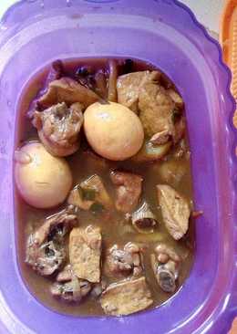 Menu balita Ayam semur kecap simple