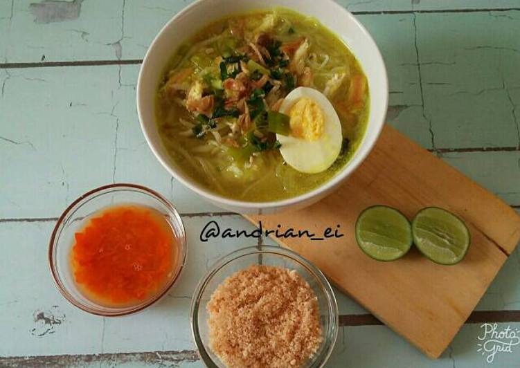 gambar untuk cara membuat Soto Ayam Lamongan