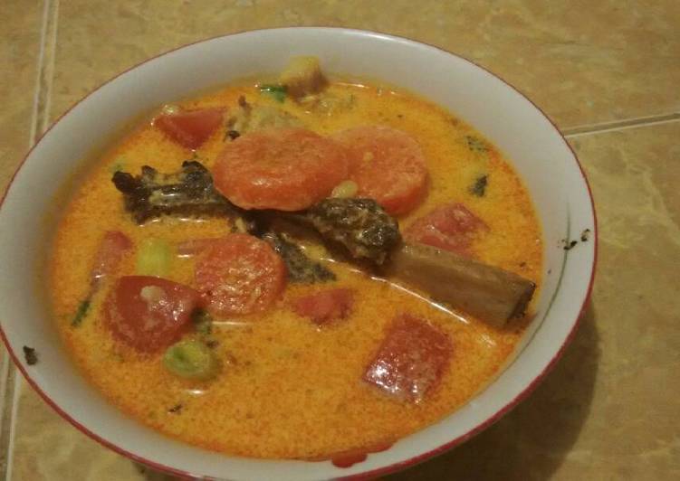 resep masakan Soto Betawi Kuah Susu + Santan