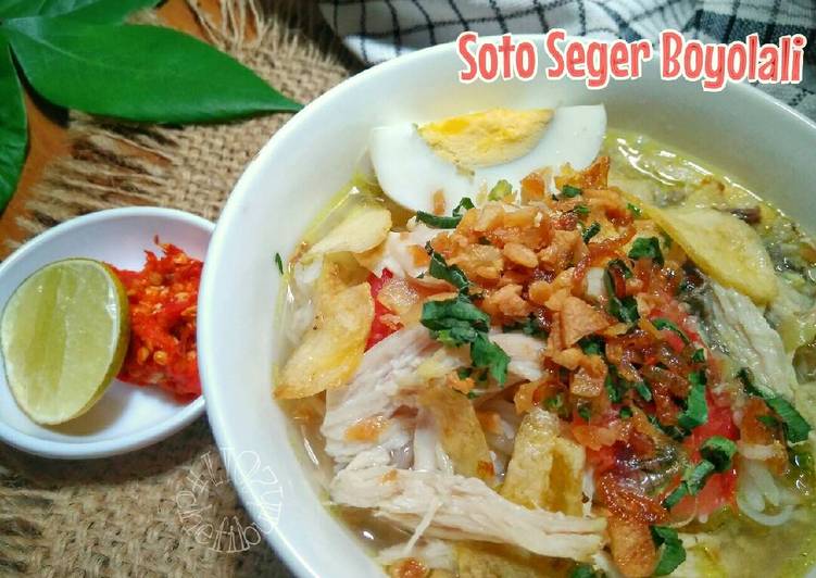 resep masakan Soto seger boyolali