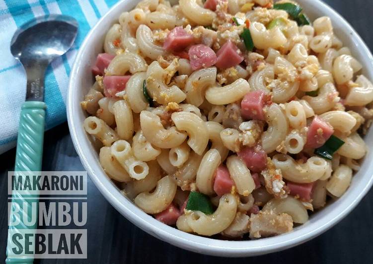 Resep Makaroni Bumbu Seblak - ochirosi