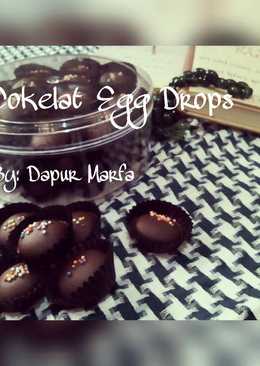 Chocolate Egg Drops ~ Snack Gampang Banget!