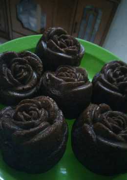 Bolu mawar coklat