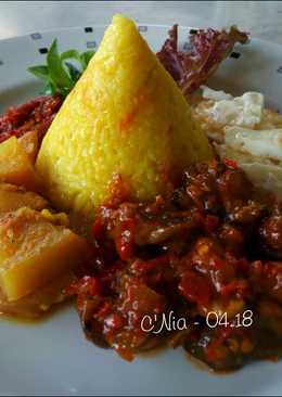 Nasi Kuning Rice Cooker