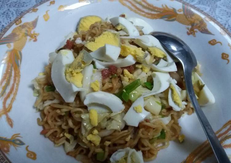 resep Indomie goreng ala Mie tektek