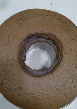 Chiffon bubuk taro