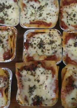 Home made mini lasagna Kukus