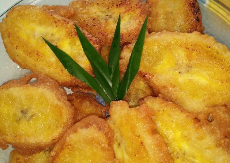 resep lengkap untuk Pisang goreng butter