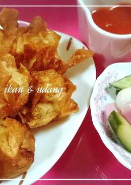 Siomay ikan & udang goreng