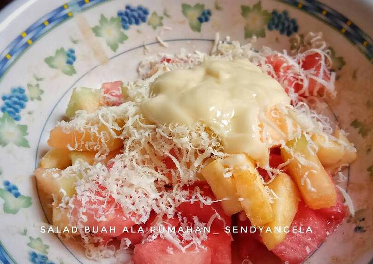 gambar untuk cara membuat Salad buah rumah