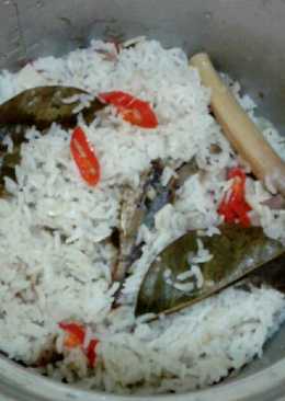 Nasi Liwet Ikan Asin Peda (Rice Cooker)