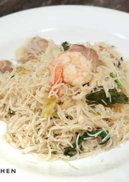 Bihun goreng putih