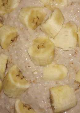 Oatmeal susu pisang