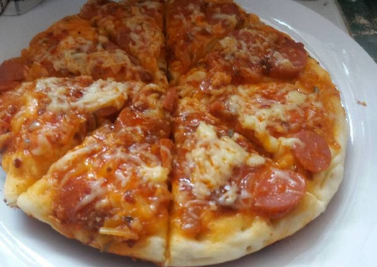 resep Pizza teflon