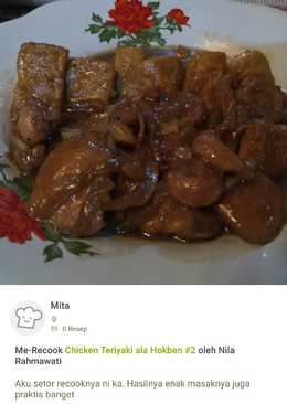 Chicken teriyaki ala hokben