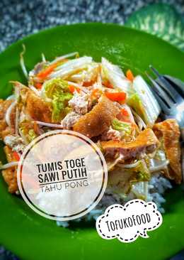 Tumis Toge Sawi Putih Tahu Pong