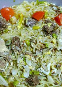 Mie Rebus Daging Sapi #kitaberbagi