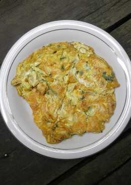 Telor Dadar Jamur Tiram