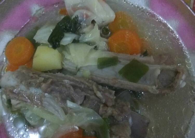 resep masakan Sop balungan dan tetelan sapi