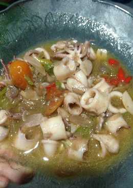 Sotong/cumi tumis cabe ijo