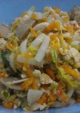 Tumis Bakso Sawi Putih