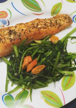 Steak salmon simple By Ruri Rundayani â¤ï¸