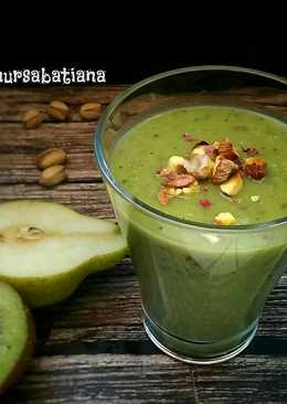 Greentea-Pear Smoothies #PR_smoothies