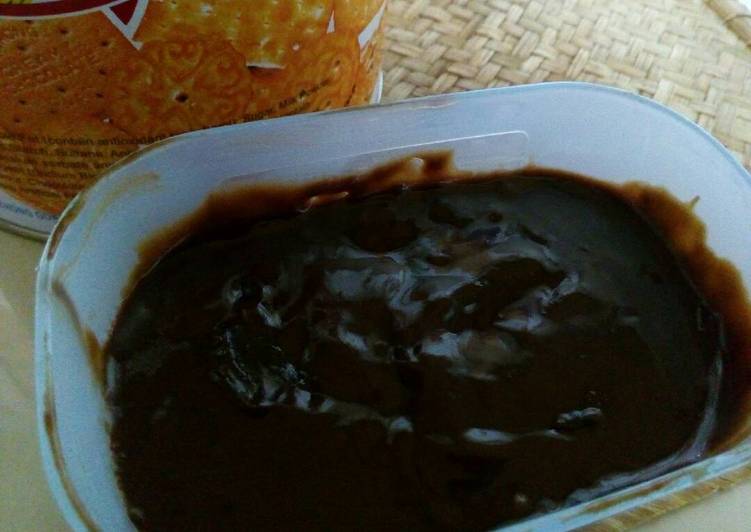 resep lengkap untuk Selai cokelat ekonomis #home made