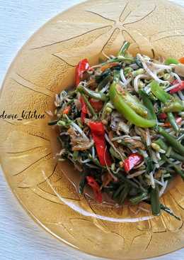 Kangkung tauge tumis ebi