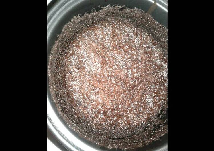 gambar untuk cara membuat Brownis Dark chocolate