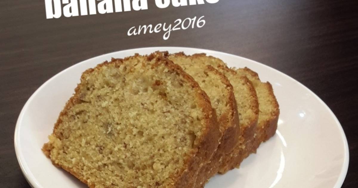 Resep Soft & moist banana cake Resep Soft & moist banana cake