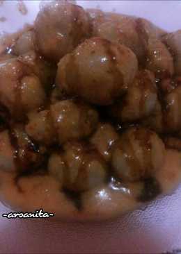 Cilok kenyal saus kacang