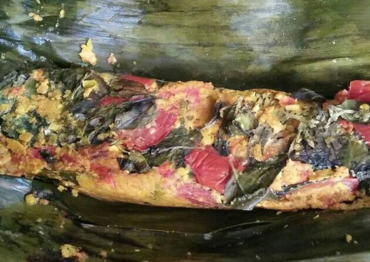 resep masakan Pepes ikan mas